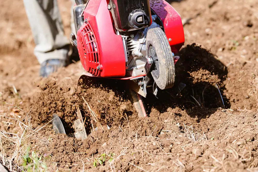 red-garden-rotavator