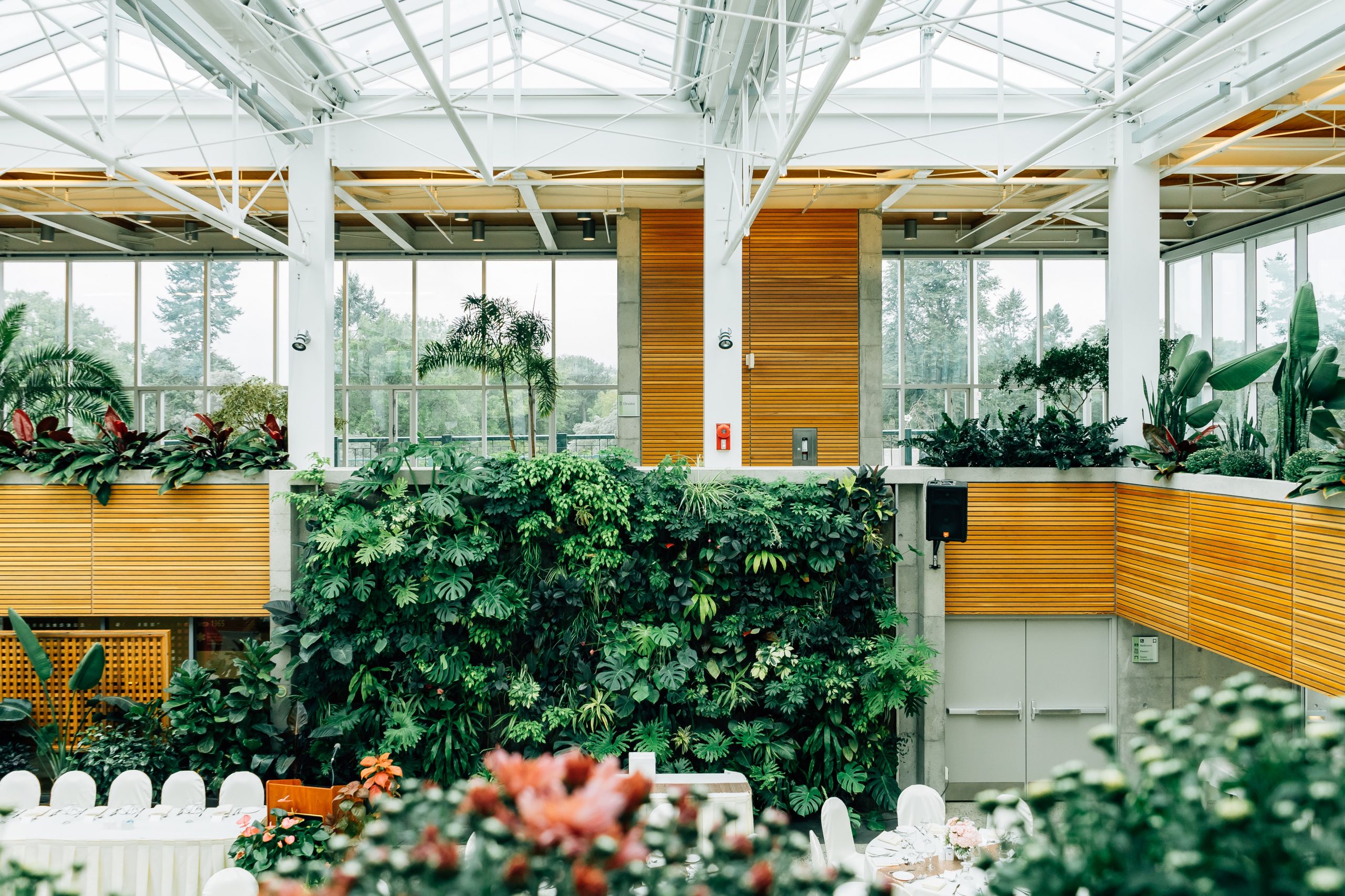 walled garden space