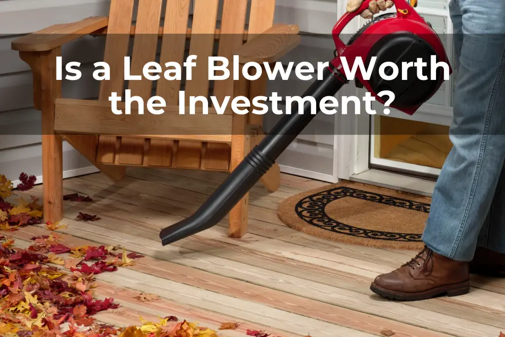 Is a leaf blower worth the investment